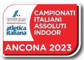 Logo dei Campionati Italiani Assoluti indoor di Ancona2023